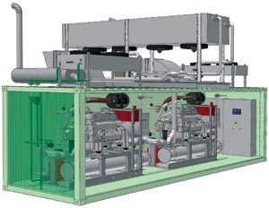 modelo 3D de co-generador
